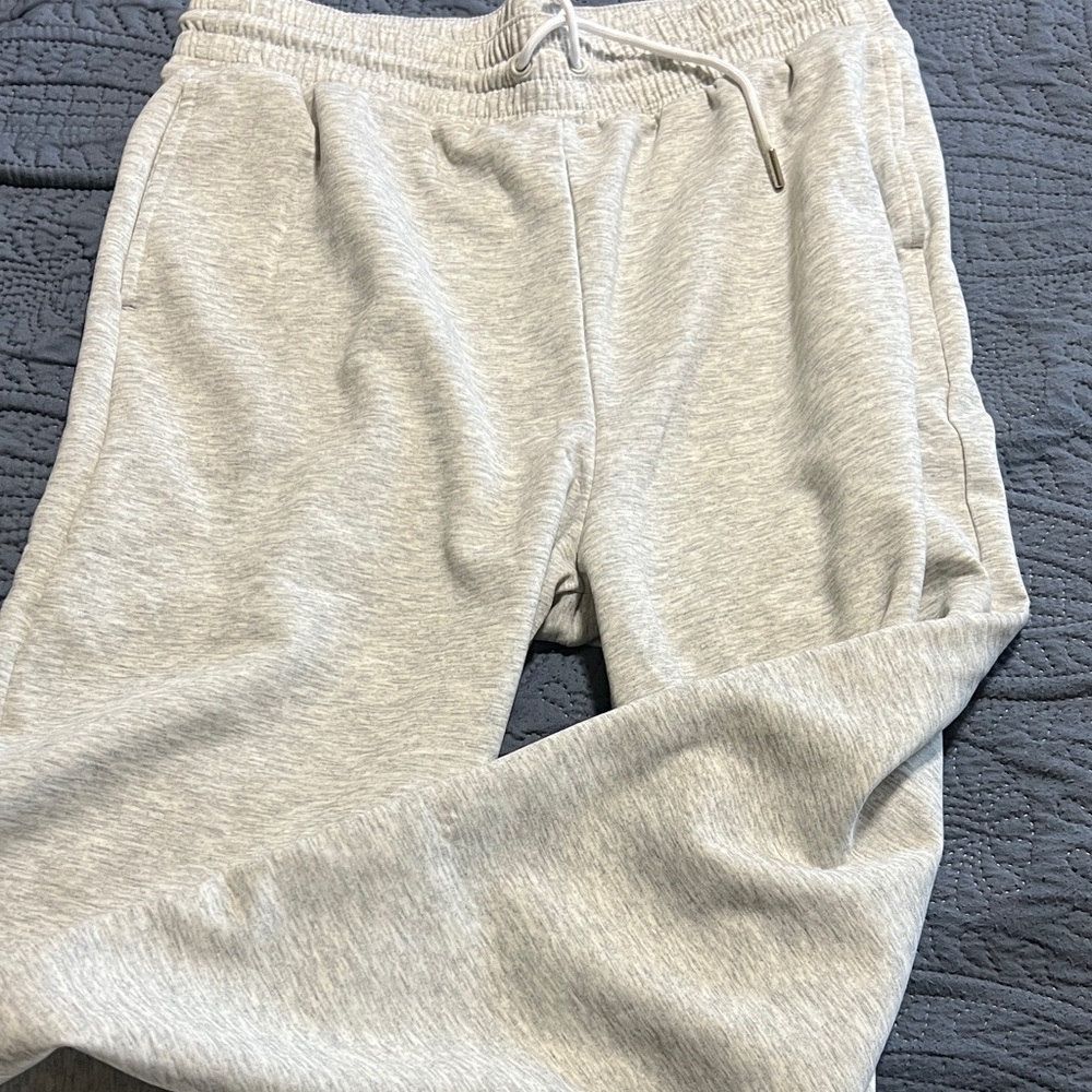Zenana Outfitters Light Gray Drawstring Joggers